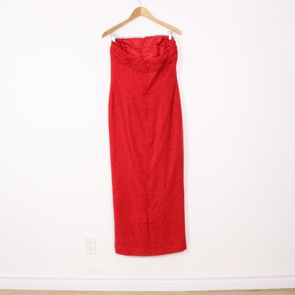 *Alan Cherry Toronto Red Strapless Dress - Picture 7 of 8